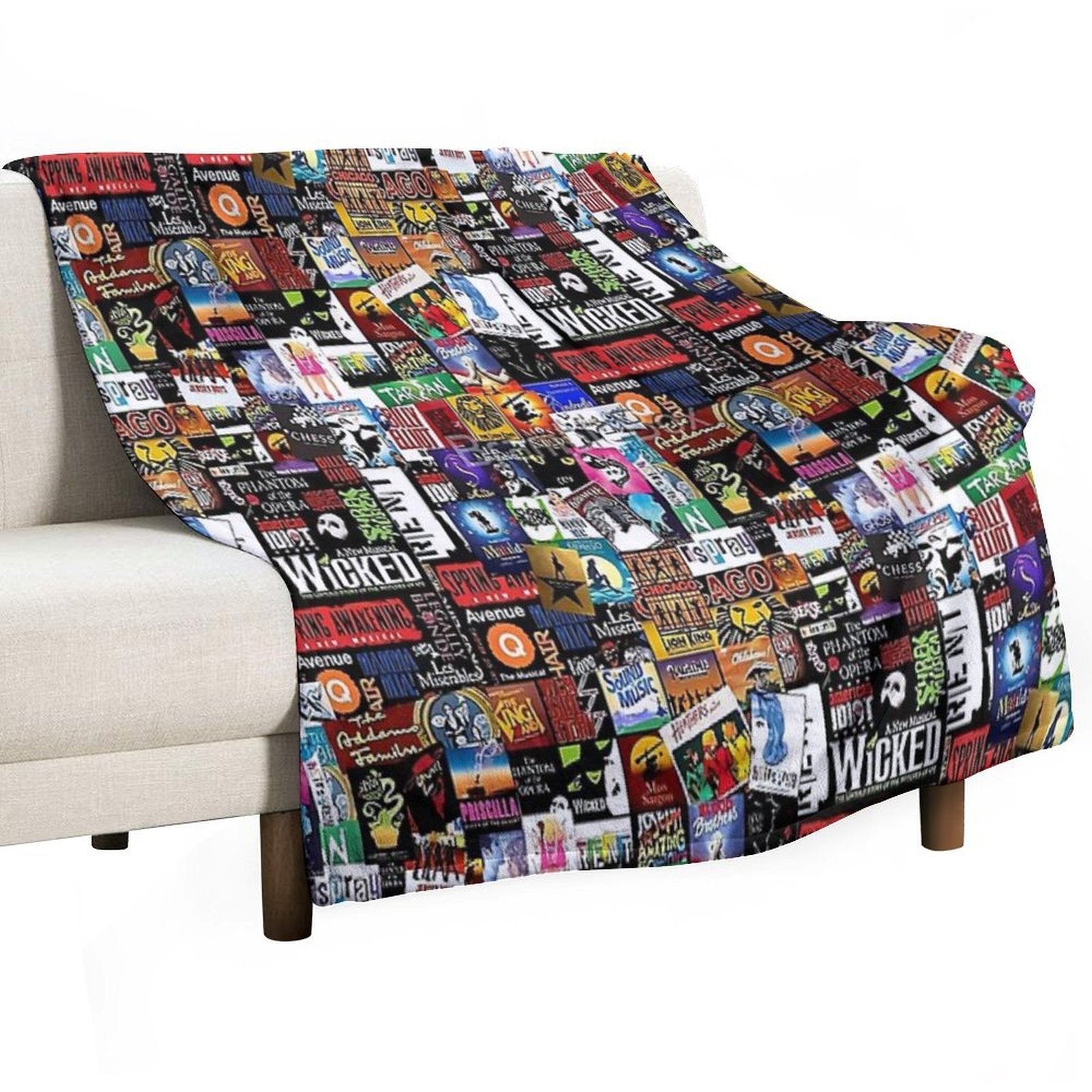 Collage II Musical All-season Throw Blanket