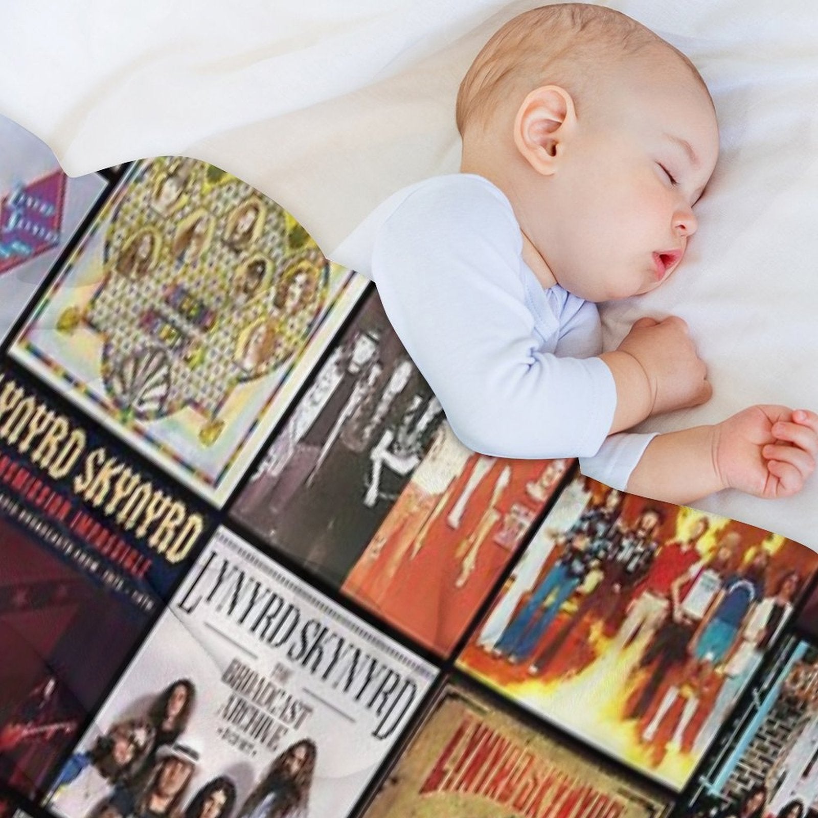 Greatest Albums Sustainable Throw Blanket