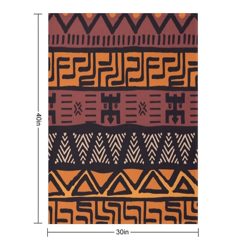 African Tribal Print Lightweight Throw Blanket