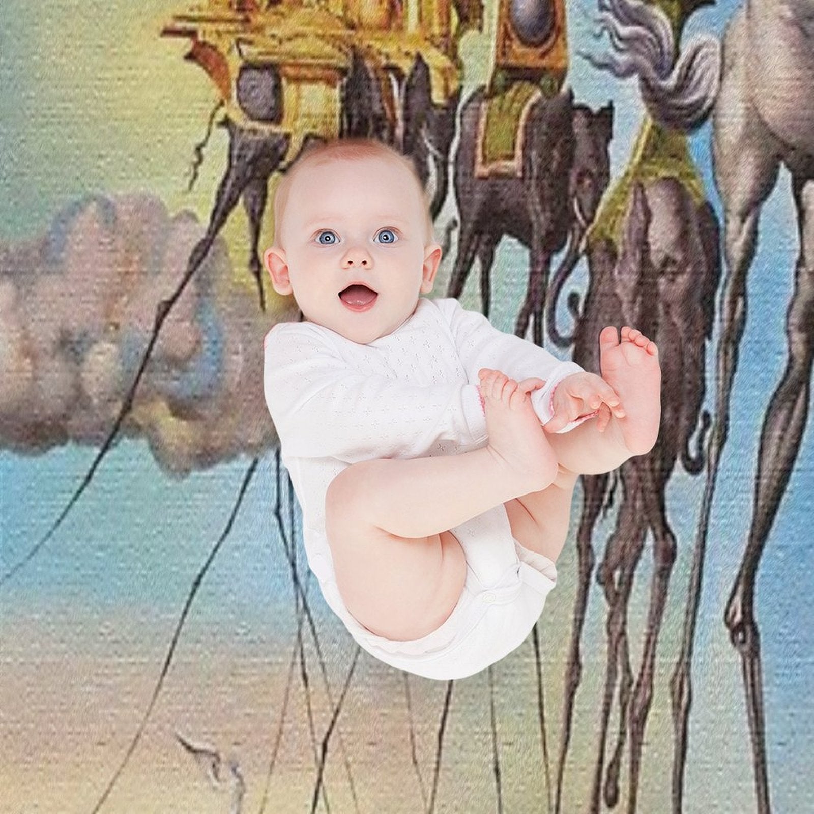 The Temptation of St. Anthony Durable Throw Blanket