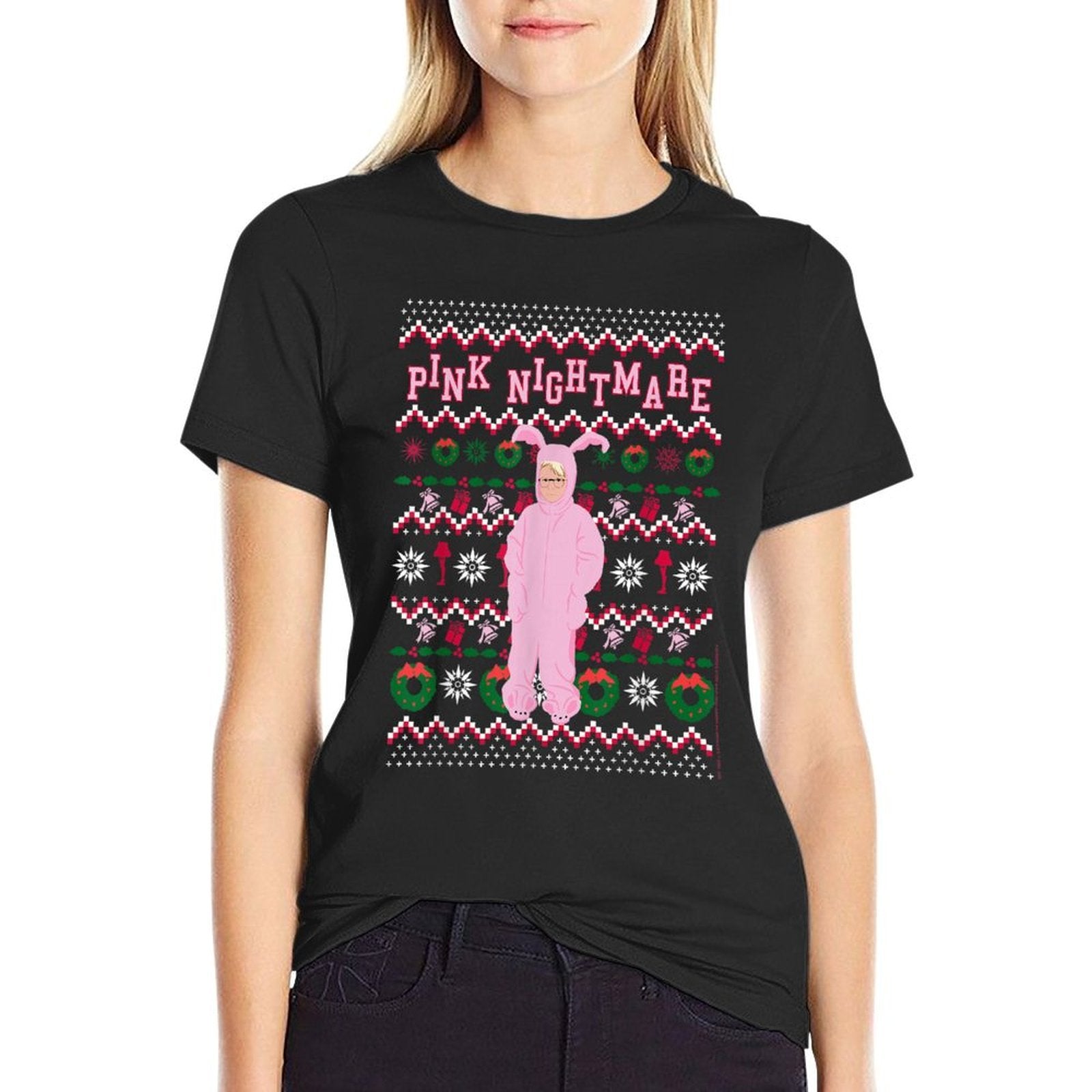 A Christmas Story Pink Nightmare Ugly Sweater  Vintage-inspired T-Shirt