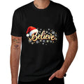 Believe Christmas Believe Santa  Summer-ready Fabric T-Shirt