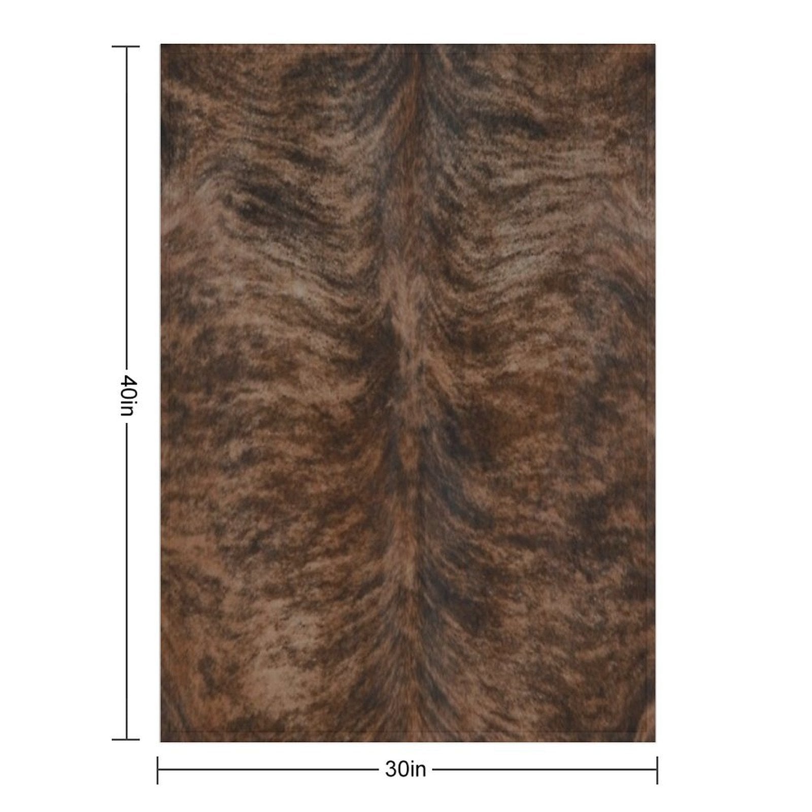 Brindle Wrinkle-free Throw Blanket