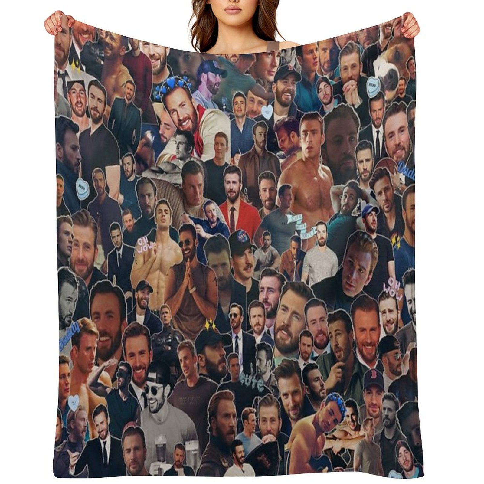 Chris Eco-conscious Throw Blanket