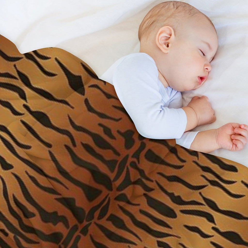 Tiger Animal Print Lightweight Throw Blanket