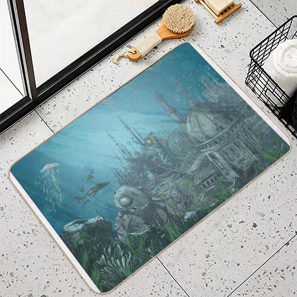 Undersea City - Innsmouth  Toxin-Free Bath Mat