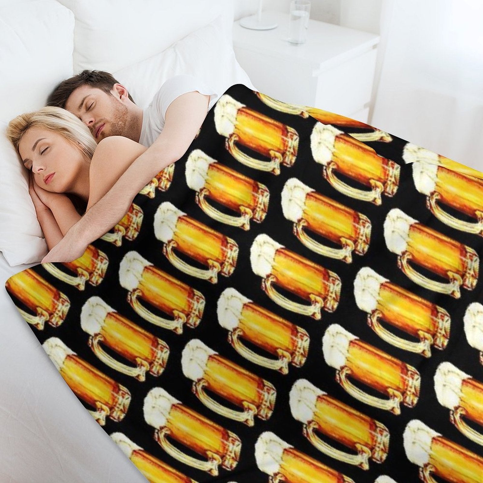 Bier Pattern Comfort Throw Blanket