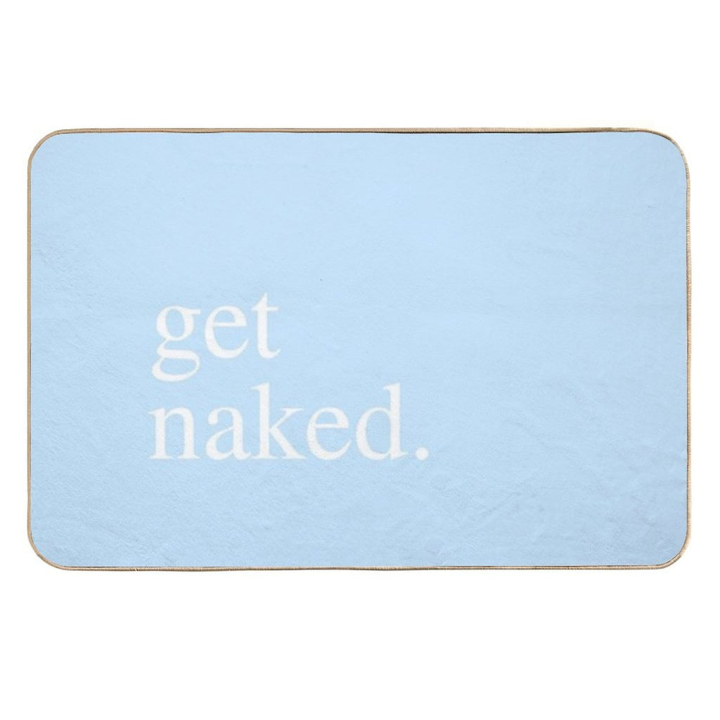 Get Naked - Blue  Anti-Trip Bath Mat
