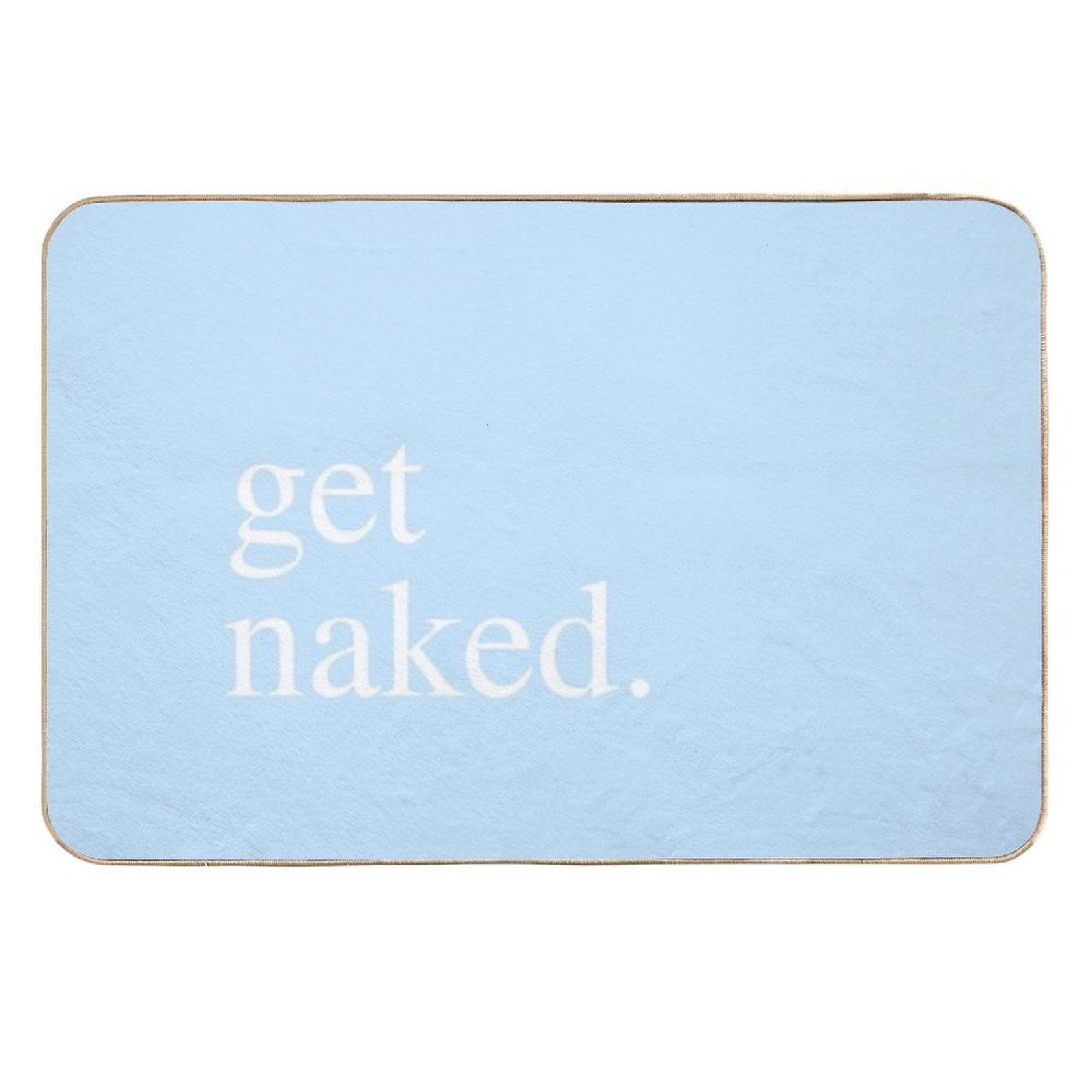 Get Naked - Blue  Anti-Trip Bath Mat