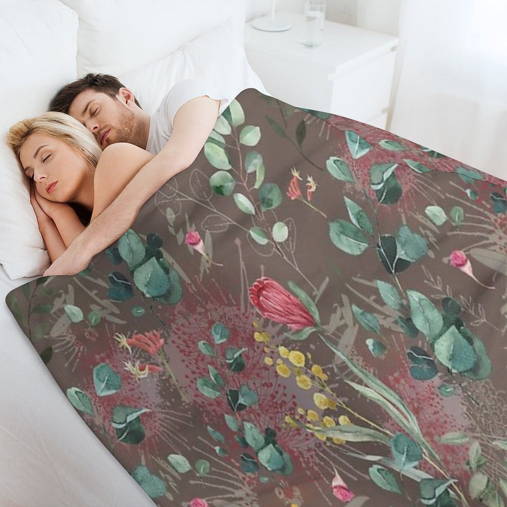 Australian Botanical Easy Care Throw Blanket