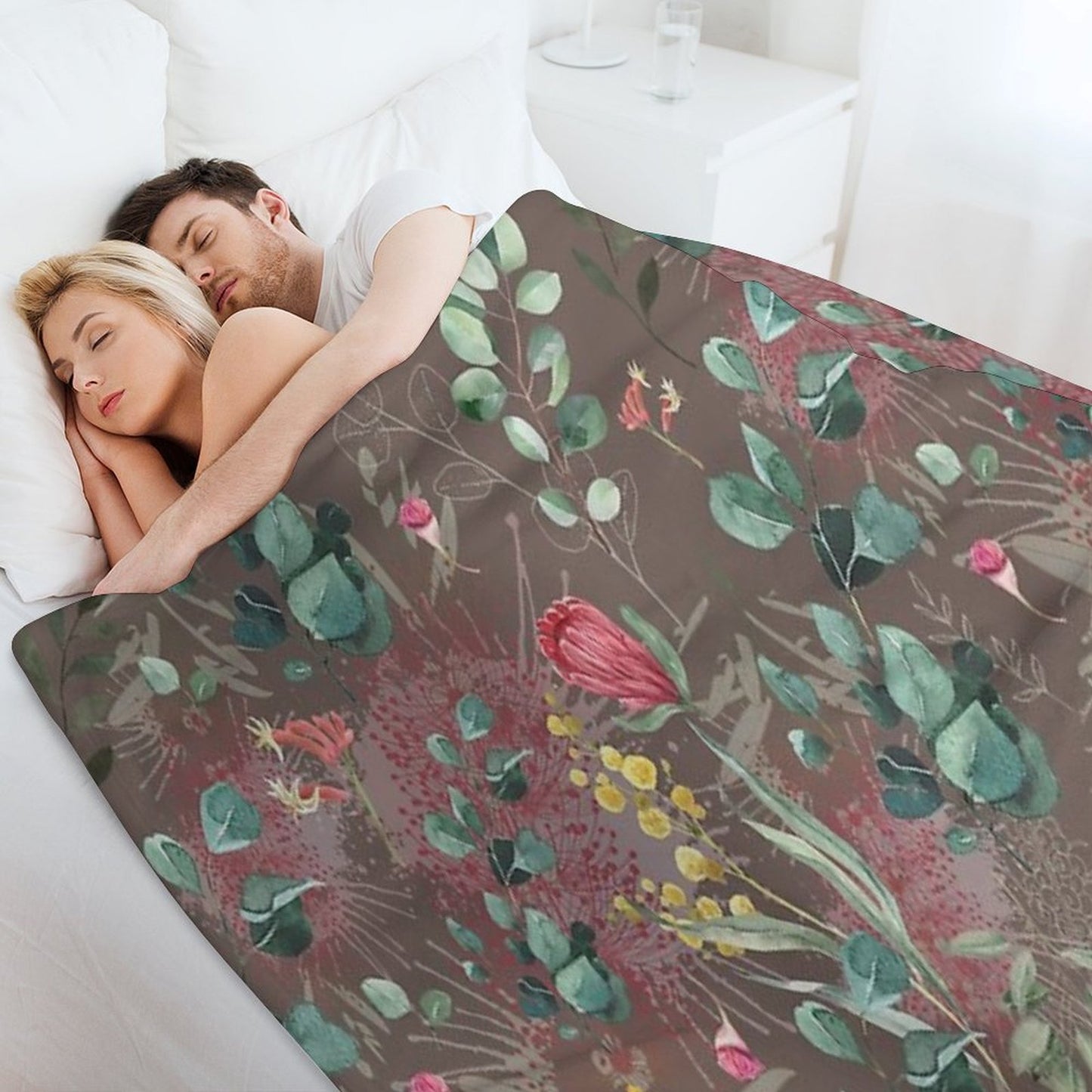 Australian Botanical Easy Care Throw Blanket
