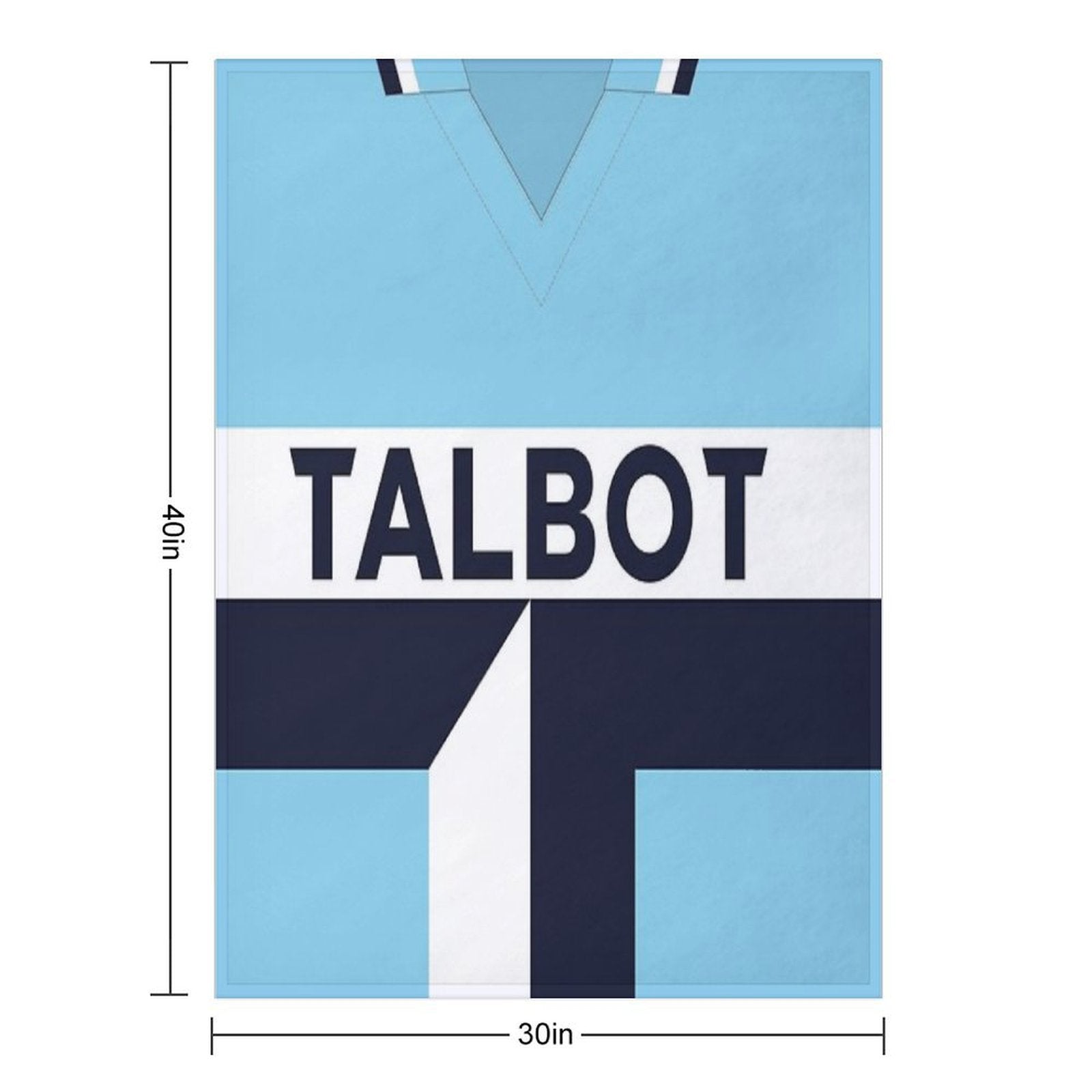 Coventry City Classic Kit 1981 - 1983 Machine-washable Throw Blanket