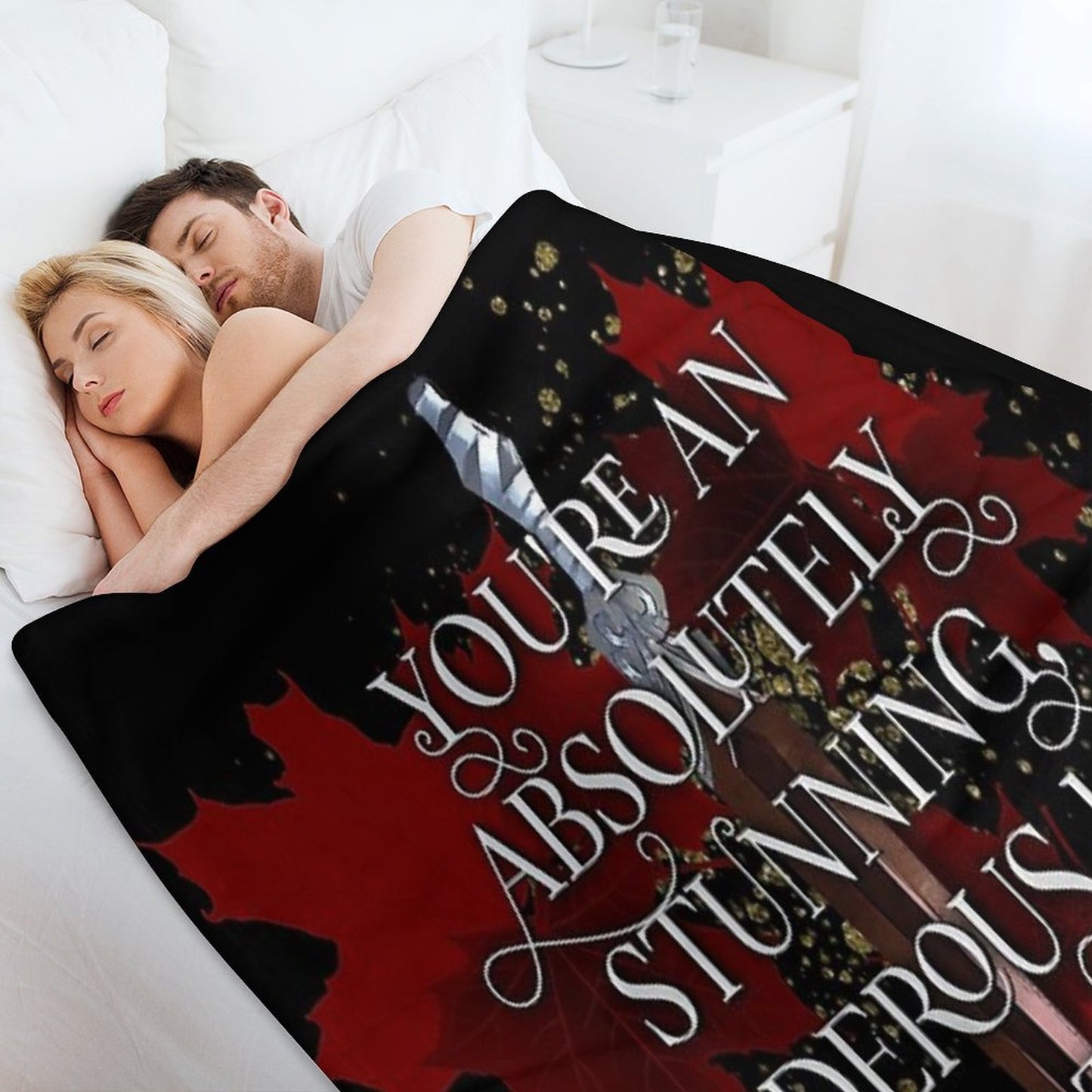 You're An Absolutely Stunning, Murderous Little Creature. From Blood And Ash Jennifer L Armentrout Versatility Throw Blanket