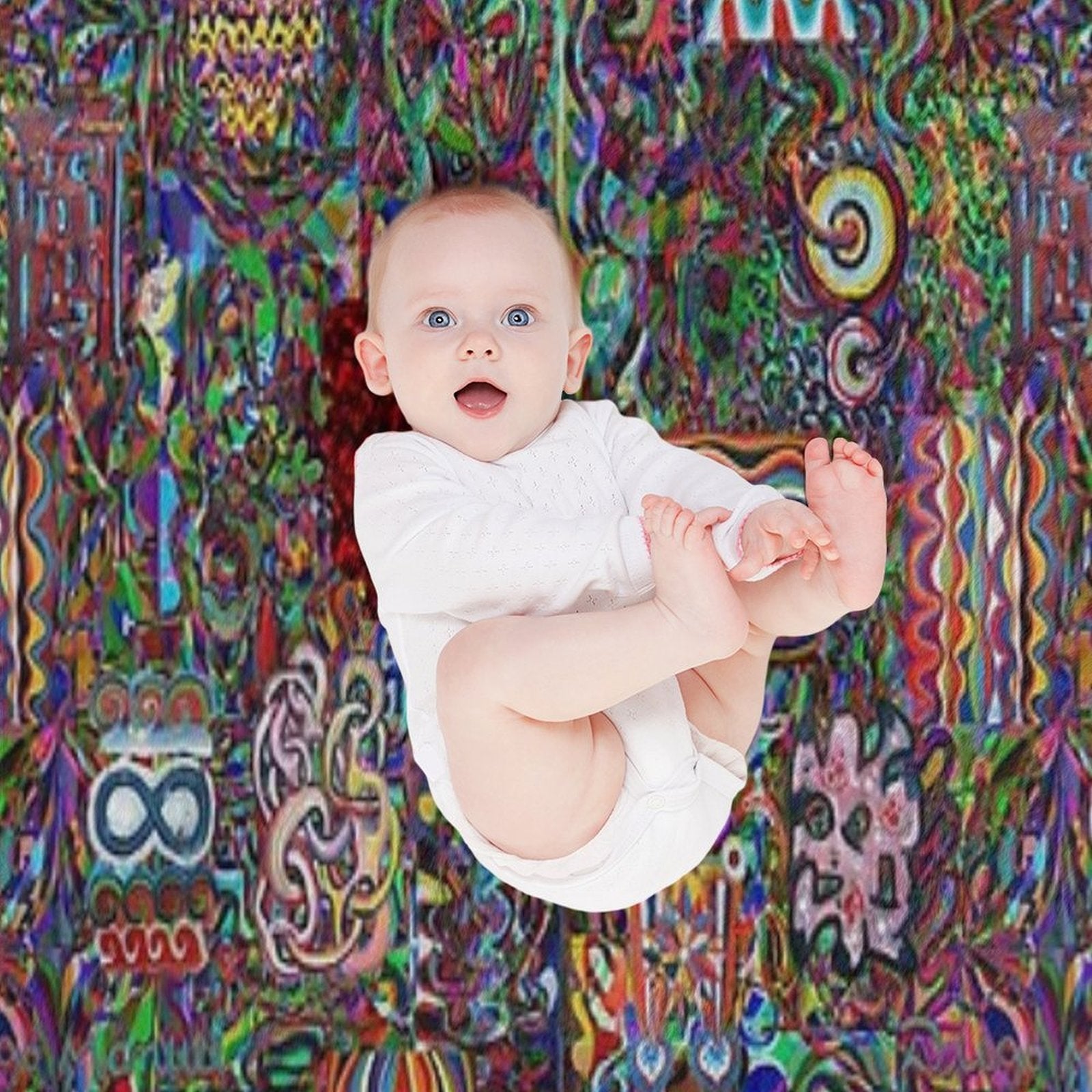 Pop Abstract Compact Throw Blanket