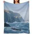 Cliffs at Port, Glencolmcille Comfort Throw Blanket