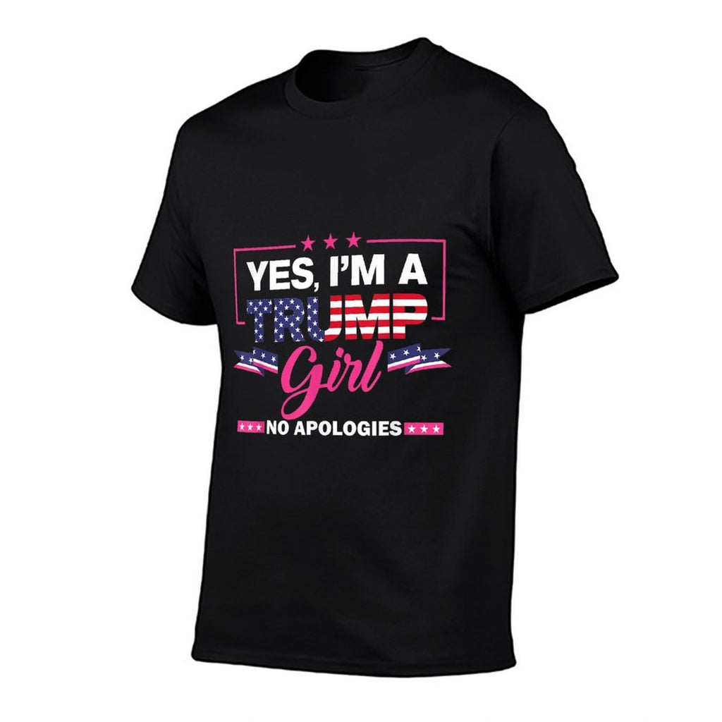 Yes I'm A Trump Girl No Apologies 2024 Election Womens  Cotton T-Shirt
