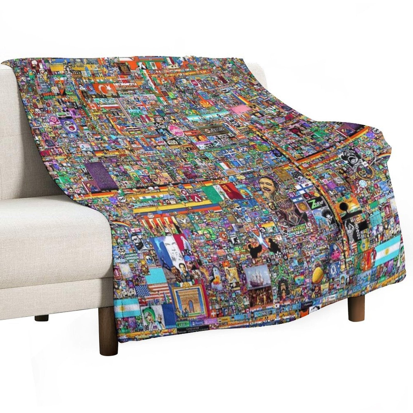 RPlace 2022 - 6000x6000 Comfort Throw Blanket