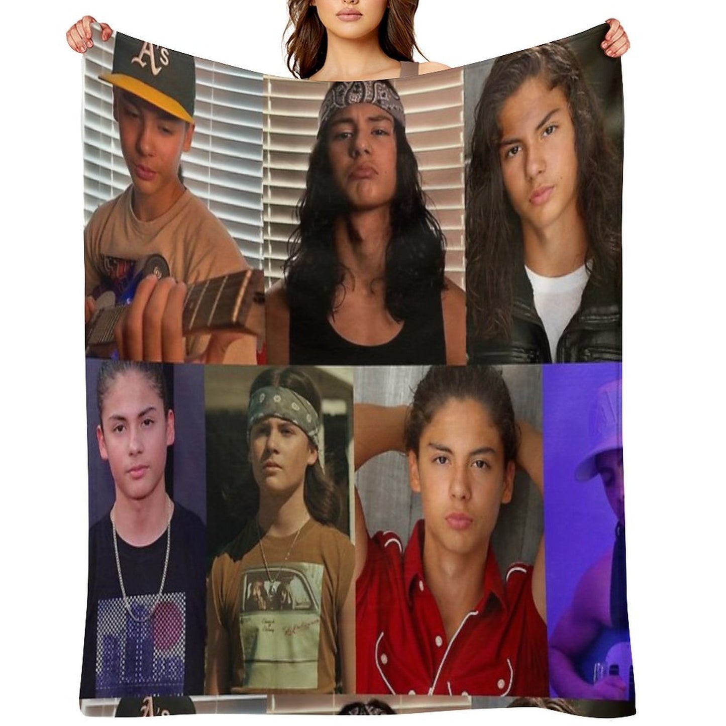 Miguel Cazarez Mora Collage Anti-pilling Throw Blanket