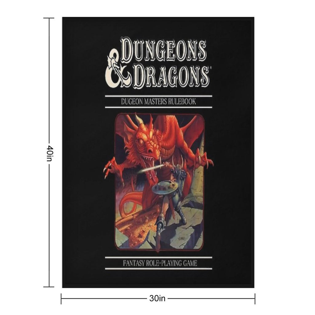 Dungeons & Dragons 1974 Easy Care Throw Blanket