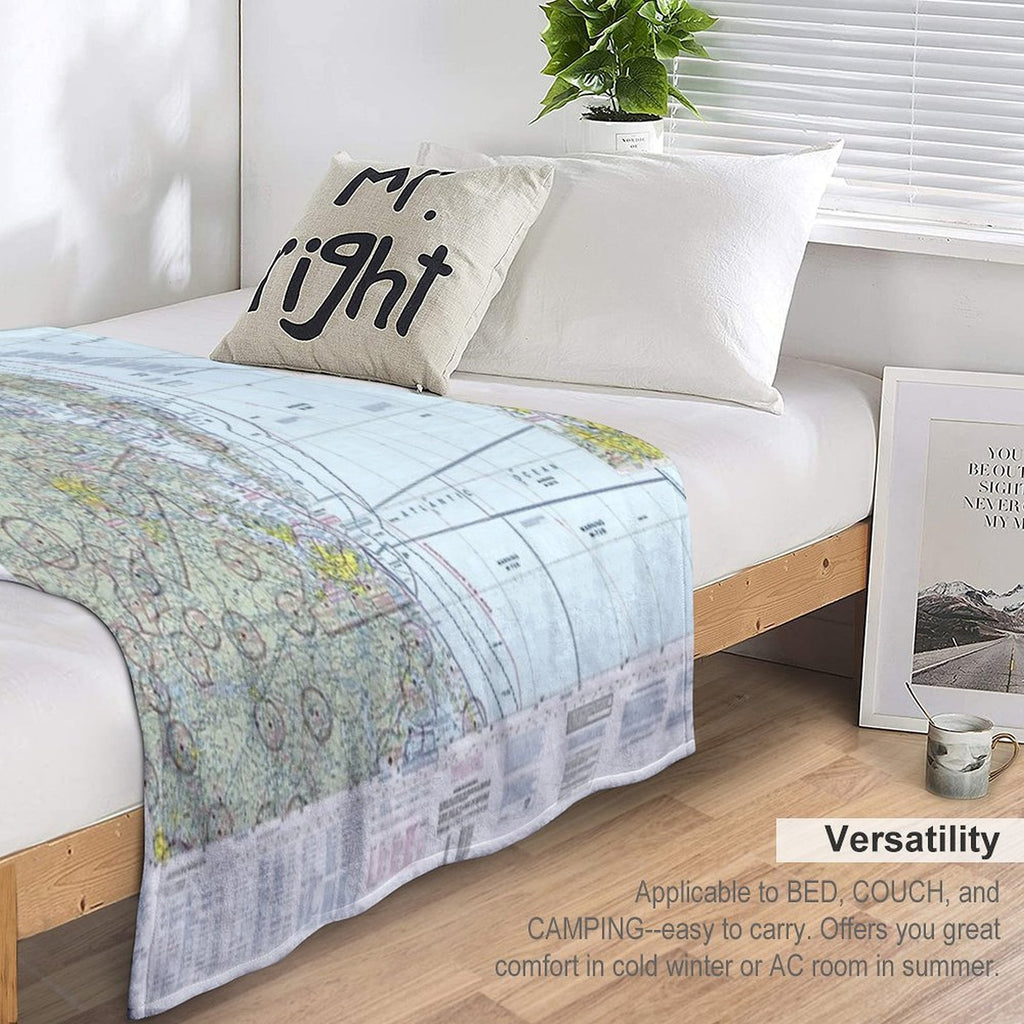 Wash DC Sectional Plush Throw Blanket