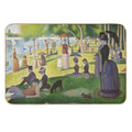 A Sunday on La Grande Jatte by Georges Seurat  Eco-Friendly Bath Mat