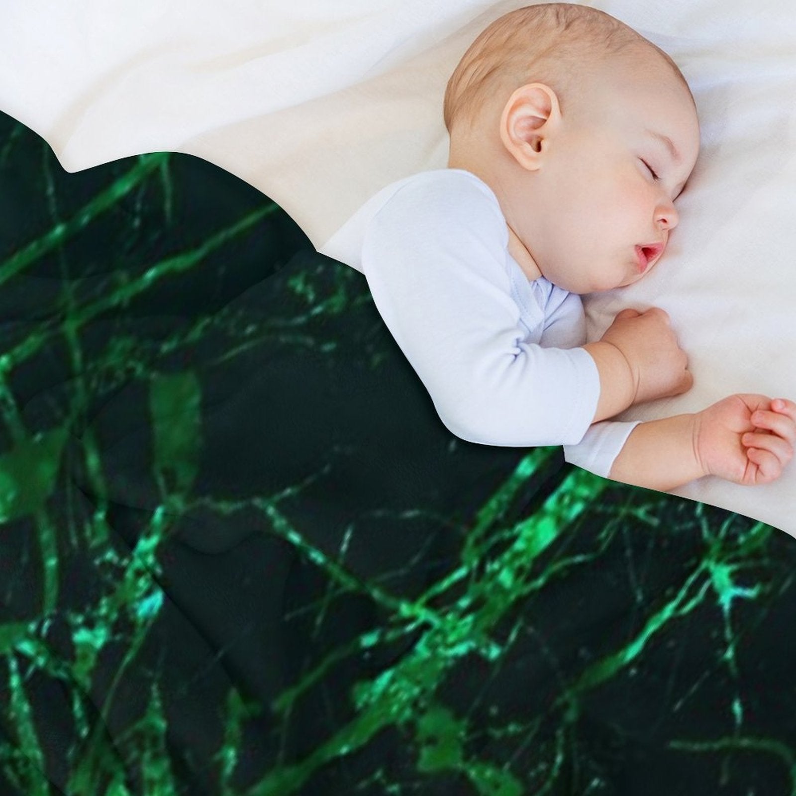 Alien Marble Compact Throw Blanket