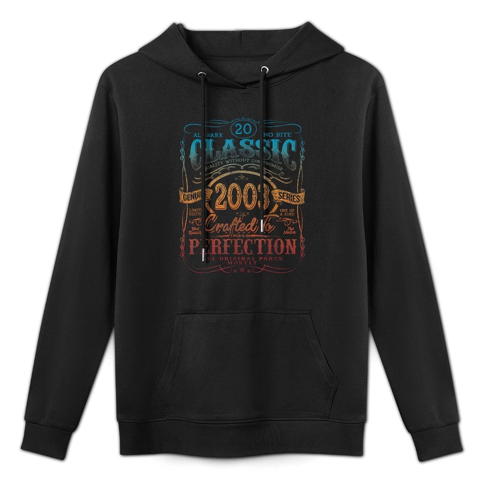 Vintage 2003 Limited Edition 20 Year Old 20th Birthday Machine Washable Hoodie