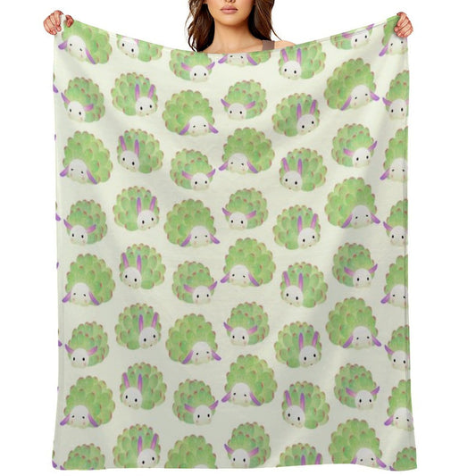 Sea Sheep Plush Throw Blanket
