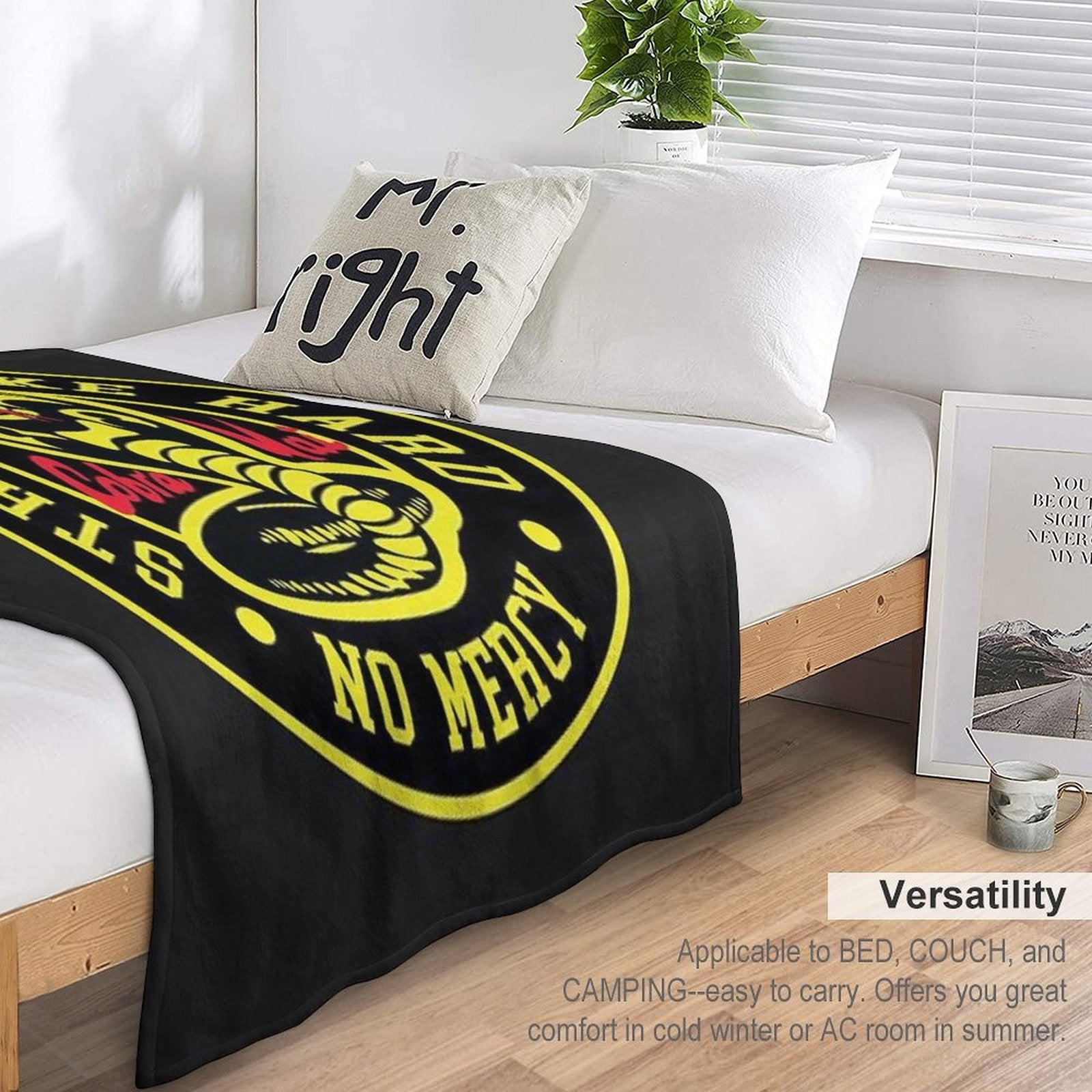 Cobra Kai Wrinkle-free Throw Blanket