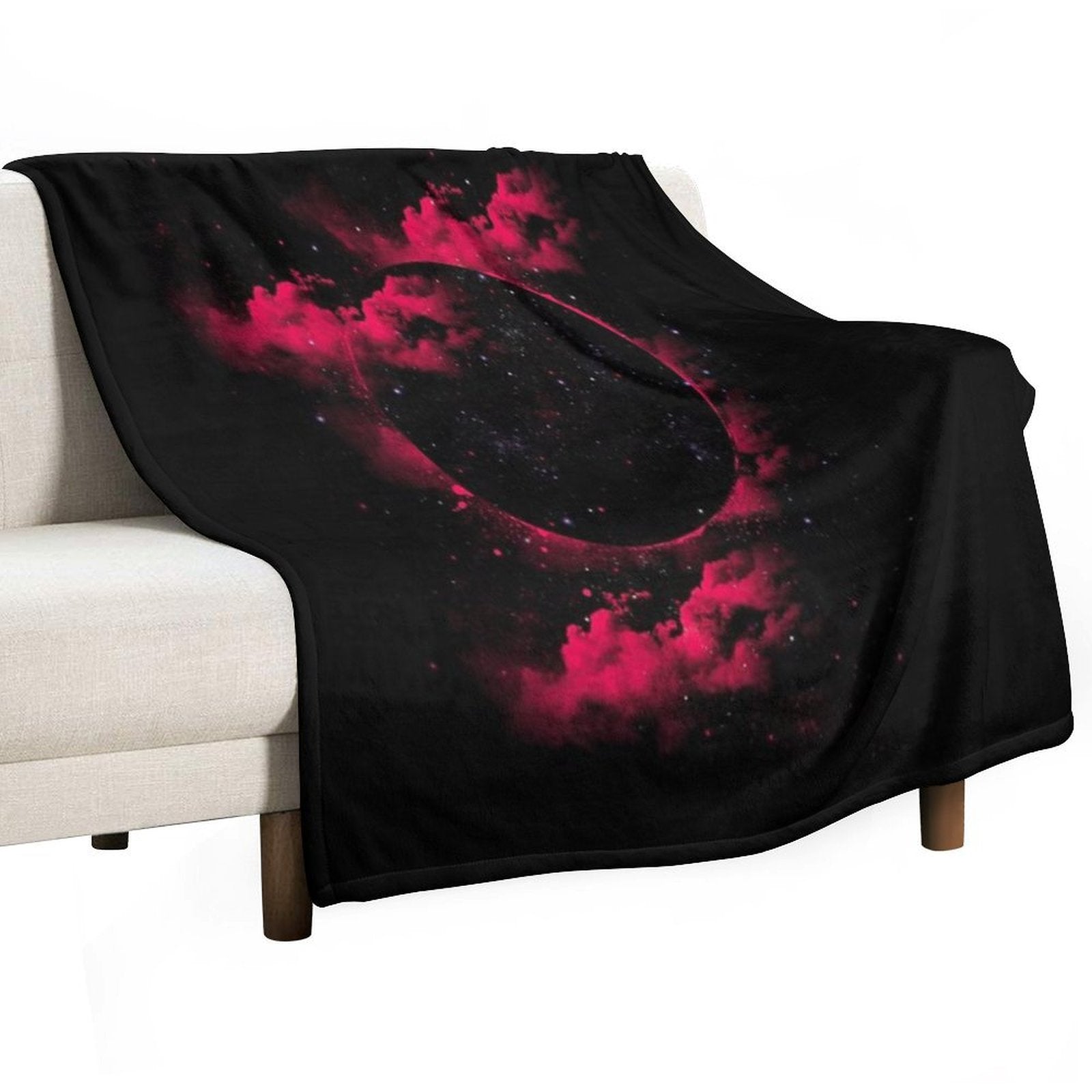 Black Hole Easy Care Throw Blanket