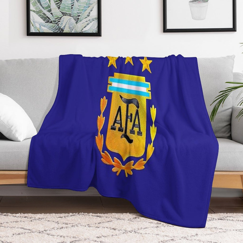 AFA ARGENTINA CHAMPION QATAR 2022 3 STARS Machine-washable Throw Blanket