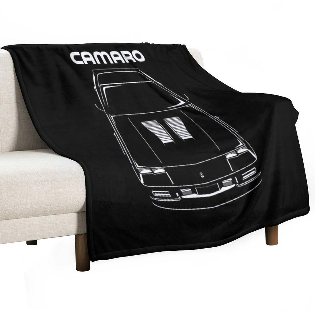 Chevrolet Camaro 3rd Gen 1982-1992 Travel-friendly Throw Blanket