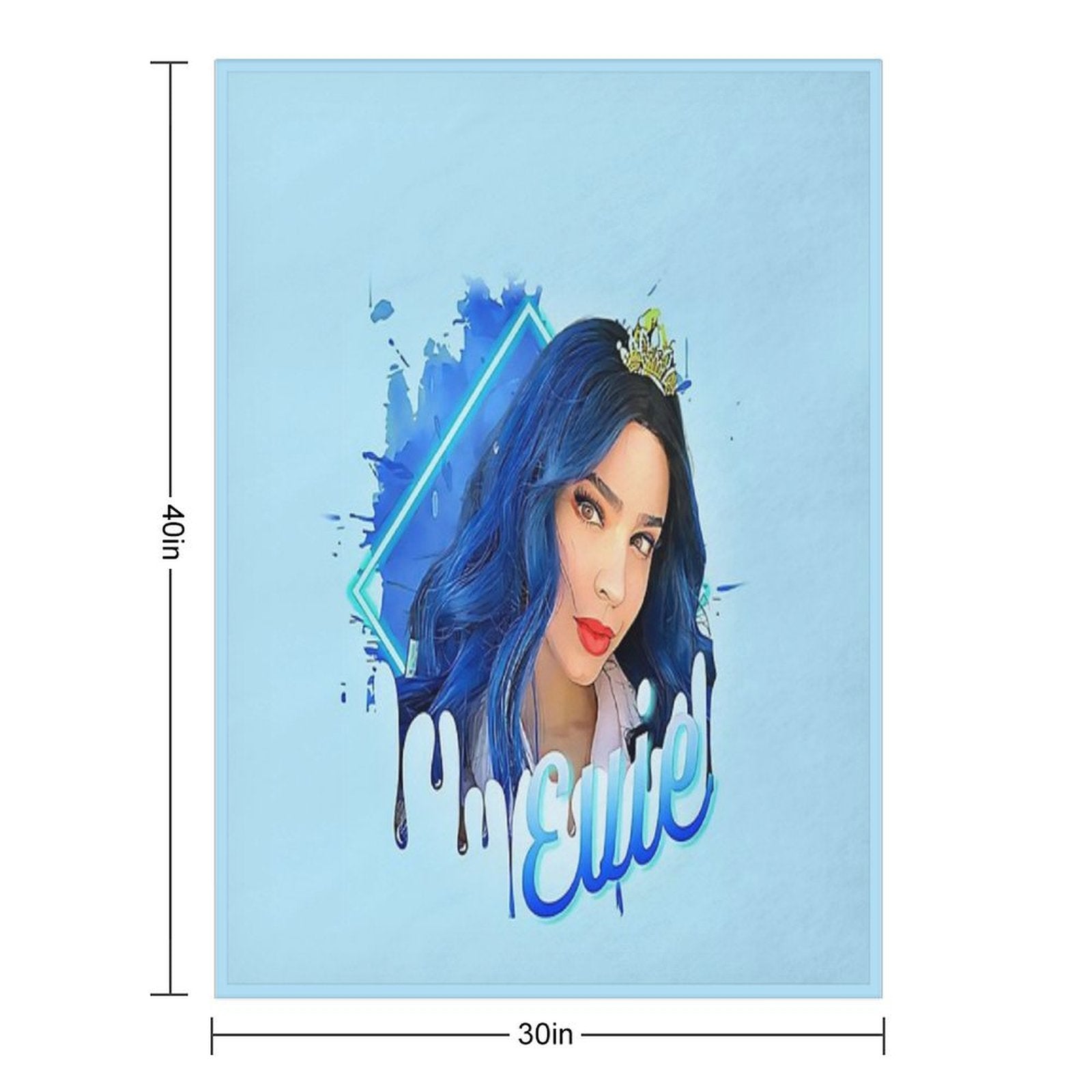 Evie Queen - Descendants 3 Velvety-soft Throw Blanket
