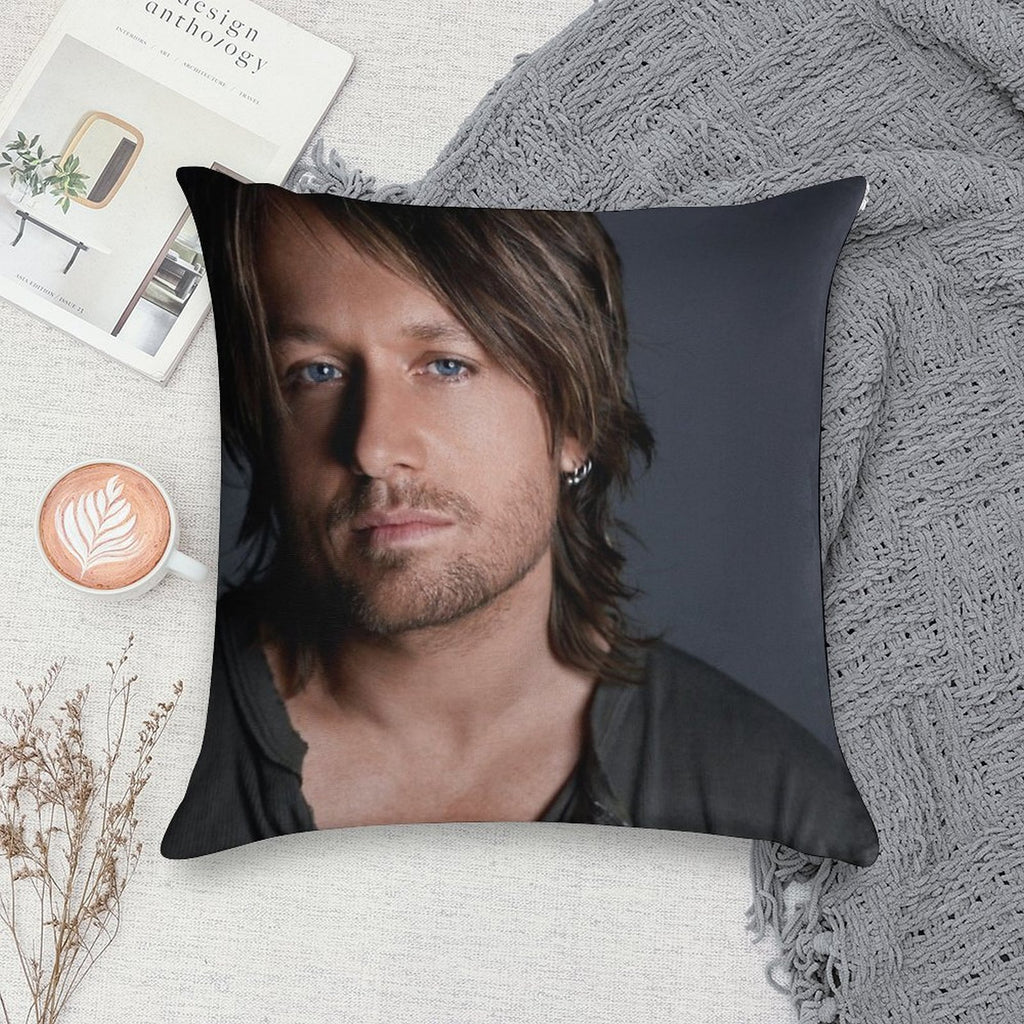 Keith Urban Tour Date Lovh3 Soft High-Density Material Throw Pillow