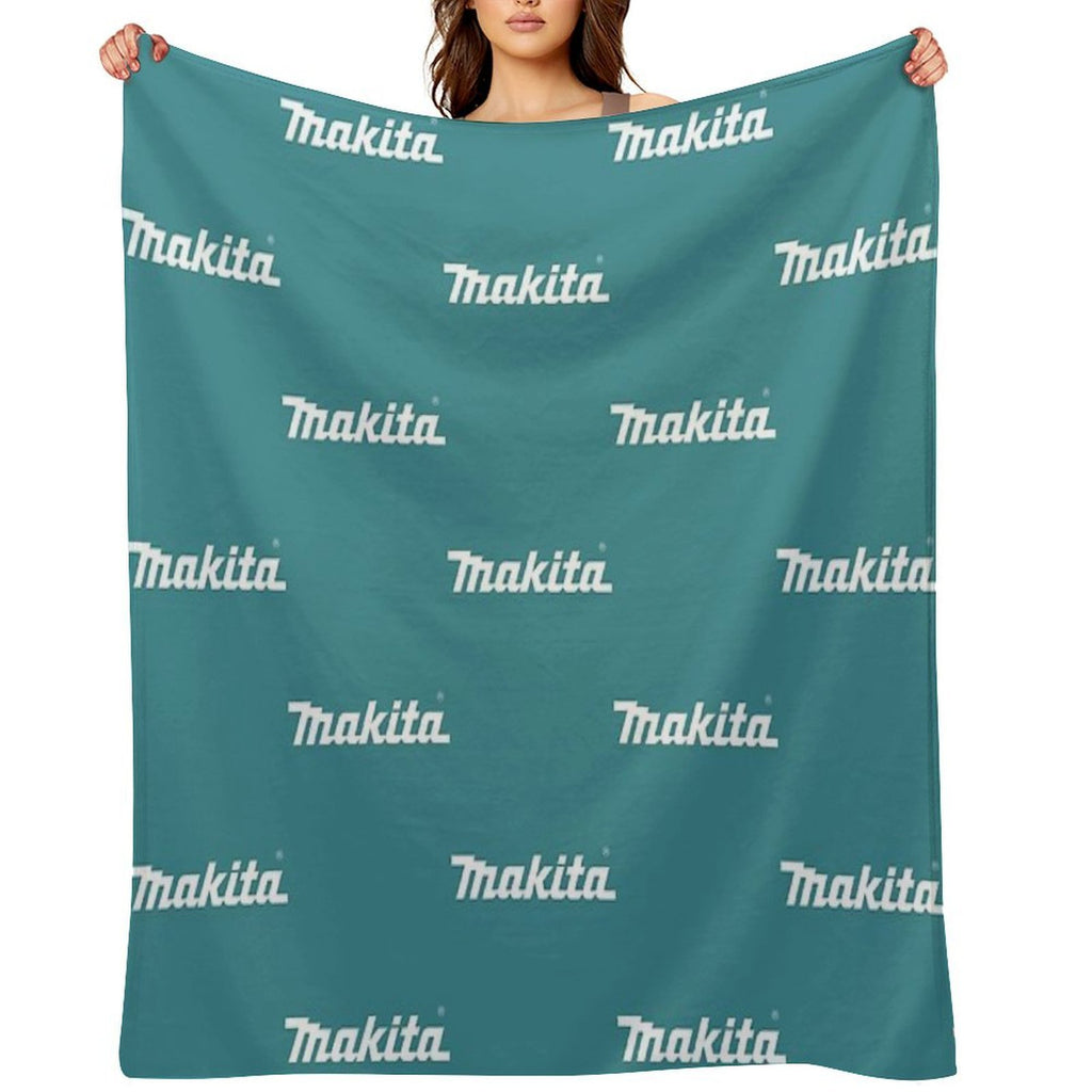 BEST SELLER - Makita Logo Premium Throw Blanket