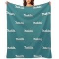 BEST SELLER - Makita Logo Premium Throw Blanket
