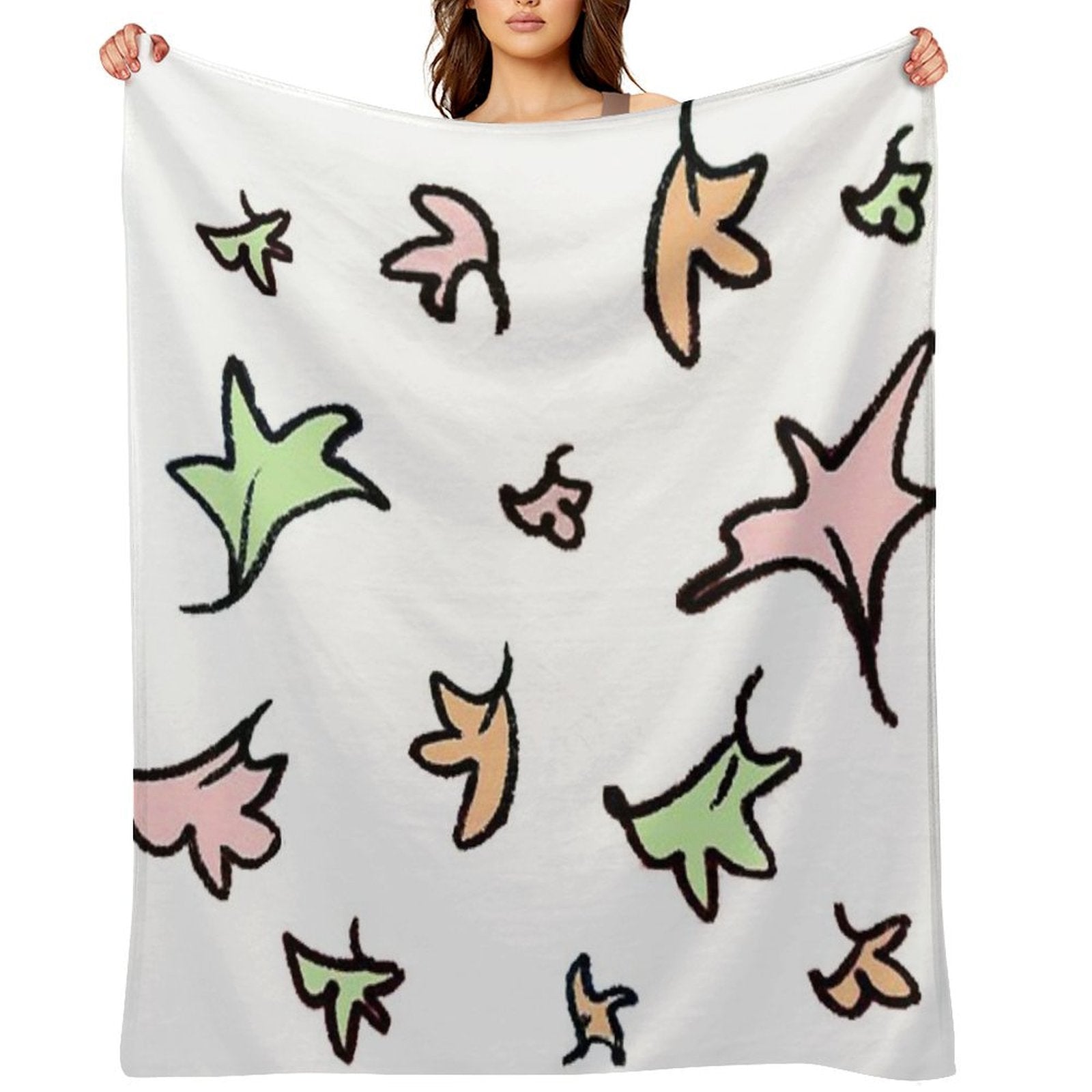 Hearstopper Netflix Leaves Easy Care Throw Blanket