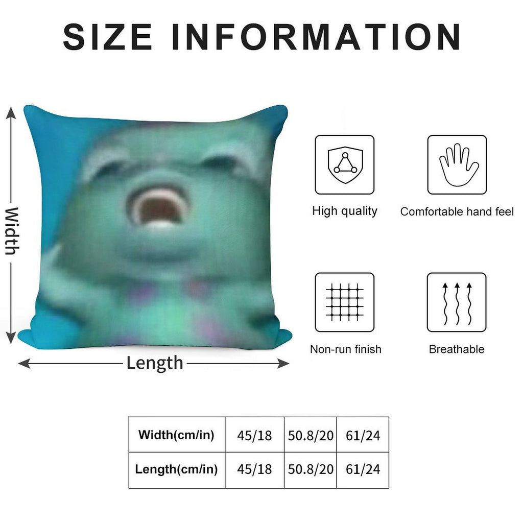 Bibble Soft Decorative Cover Throw Pillow