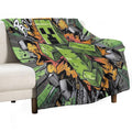 Creeper Explosion Sustainable Throw Blanket