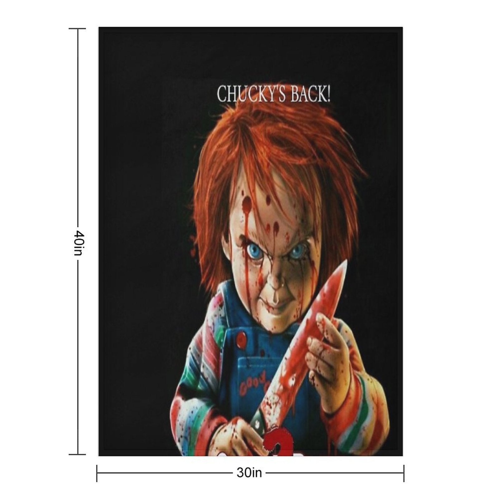 Game of Chucky Eco-conscious Throw Blanket