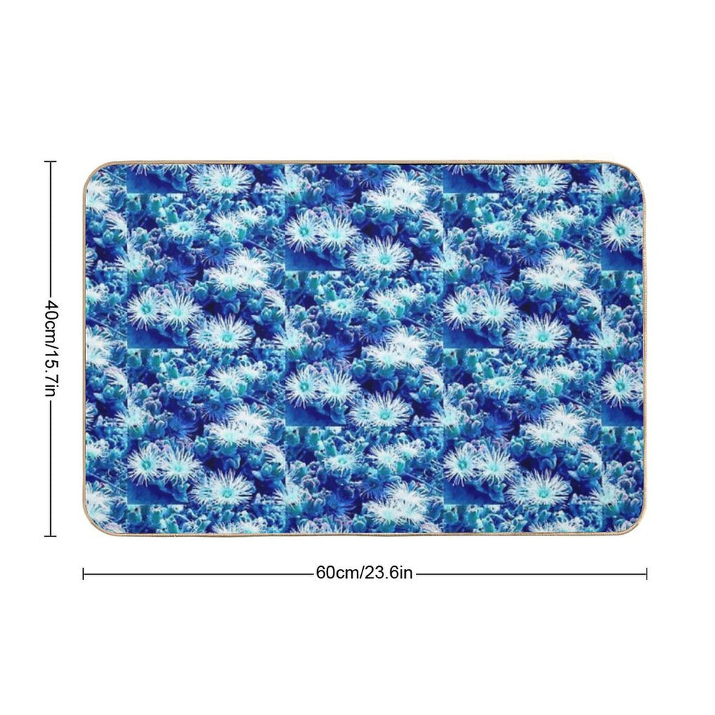 Blue Nature  Non-Slip Bath Mat