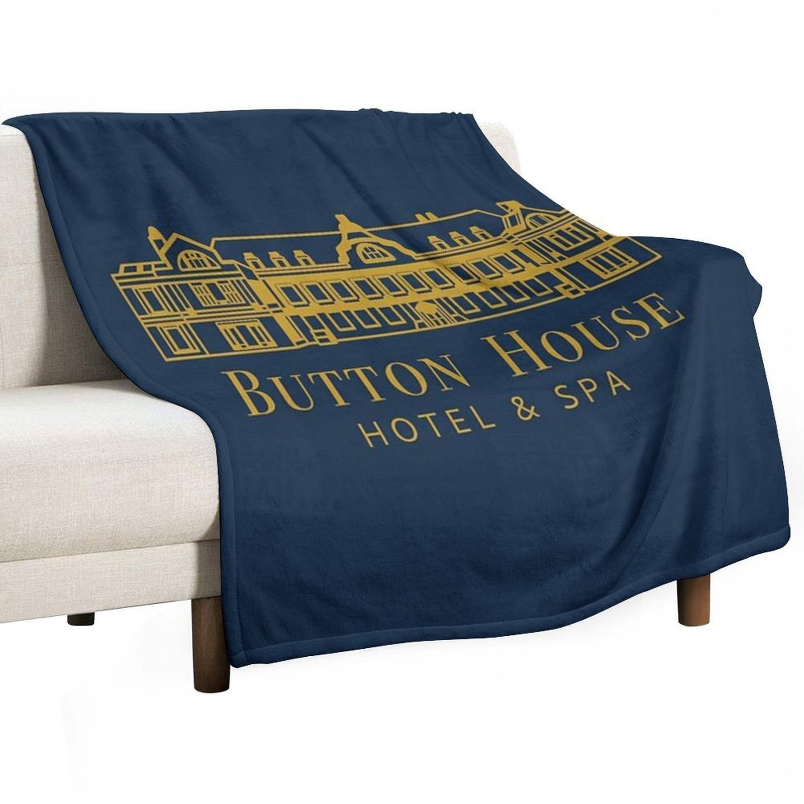 Button House Hotel & Spa Gift-ready Throw Blanket