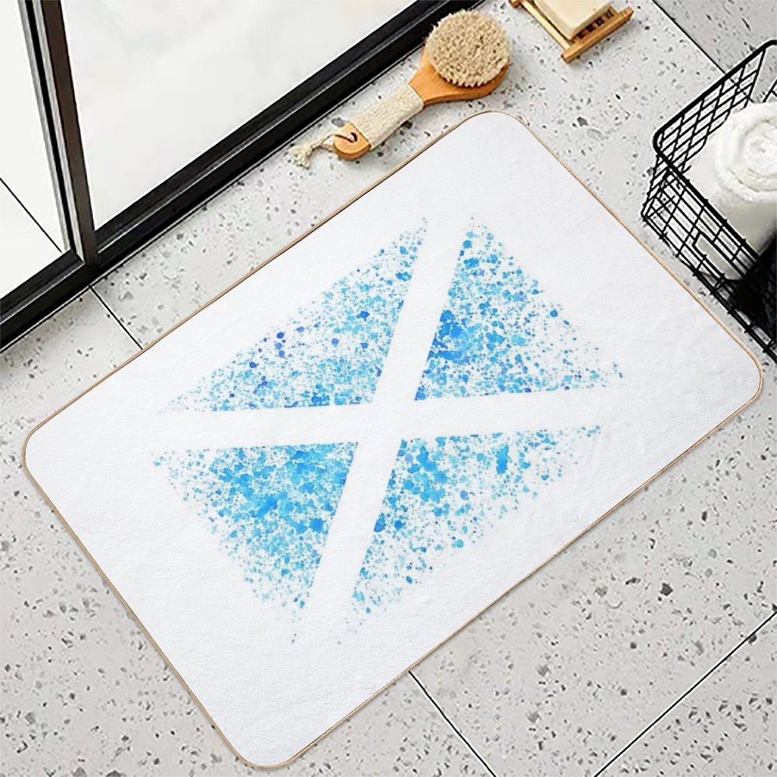 Scottish Saltire Flag - The Cross of St Andrew, Patron Saint of Scotland  Easy To Clean Bath Mat