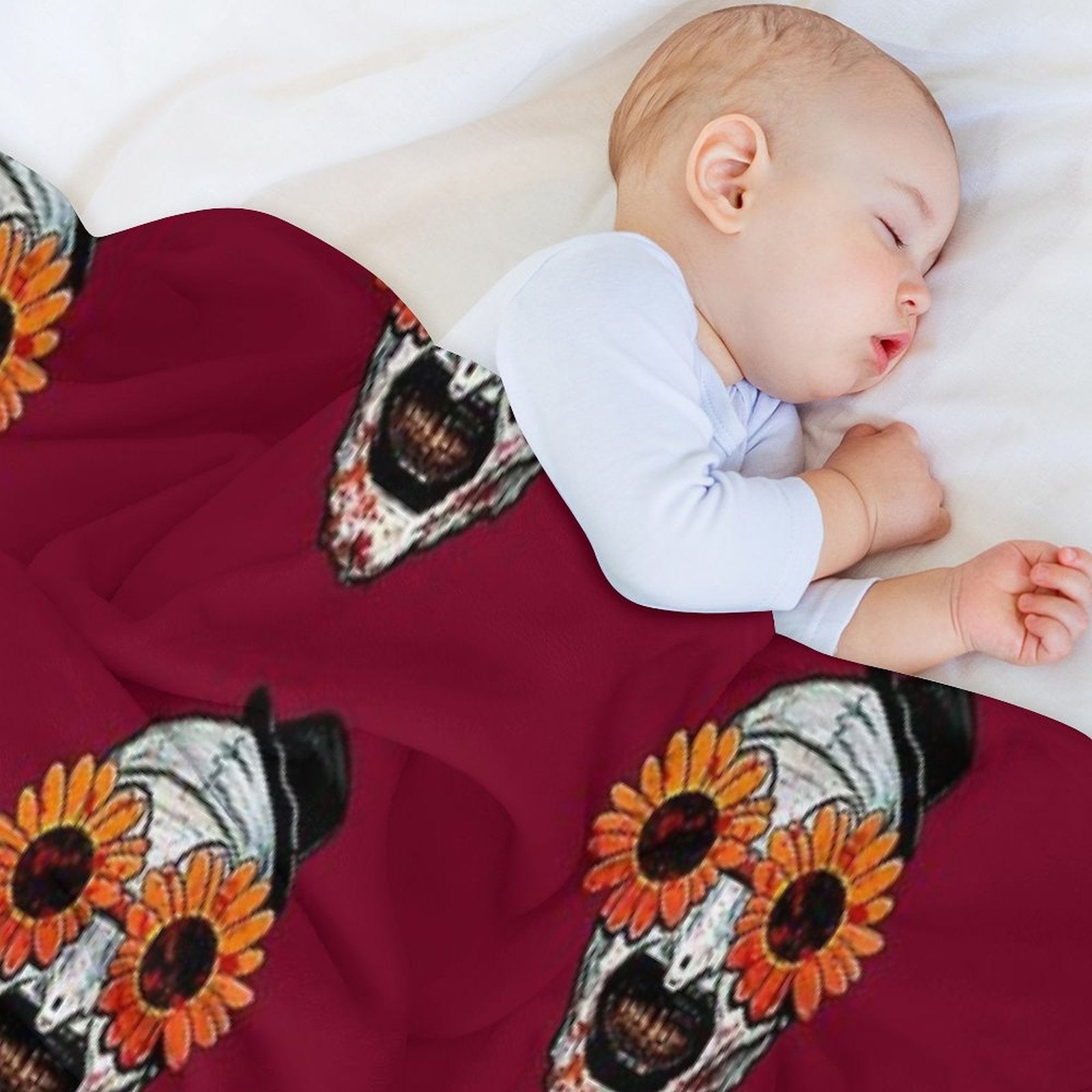 Art The Clown Terrifier 2 Sunflower Sunglasses Multi-functional Throw Blanket