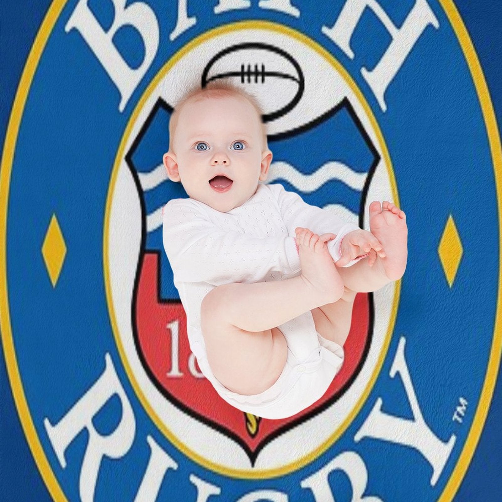Bath Rugby Sustainable Throw Blanket