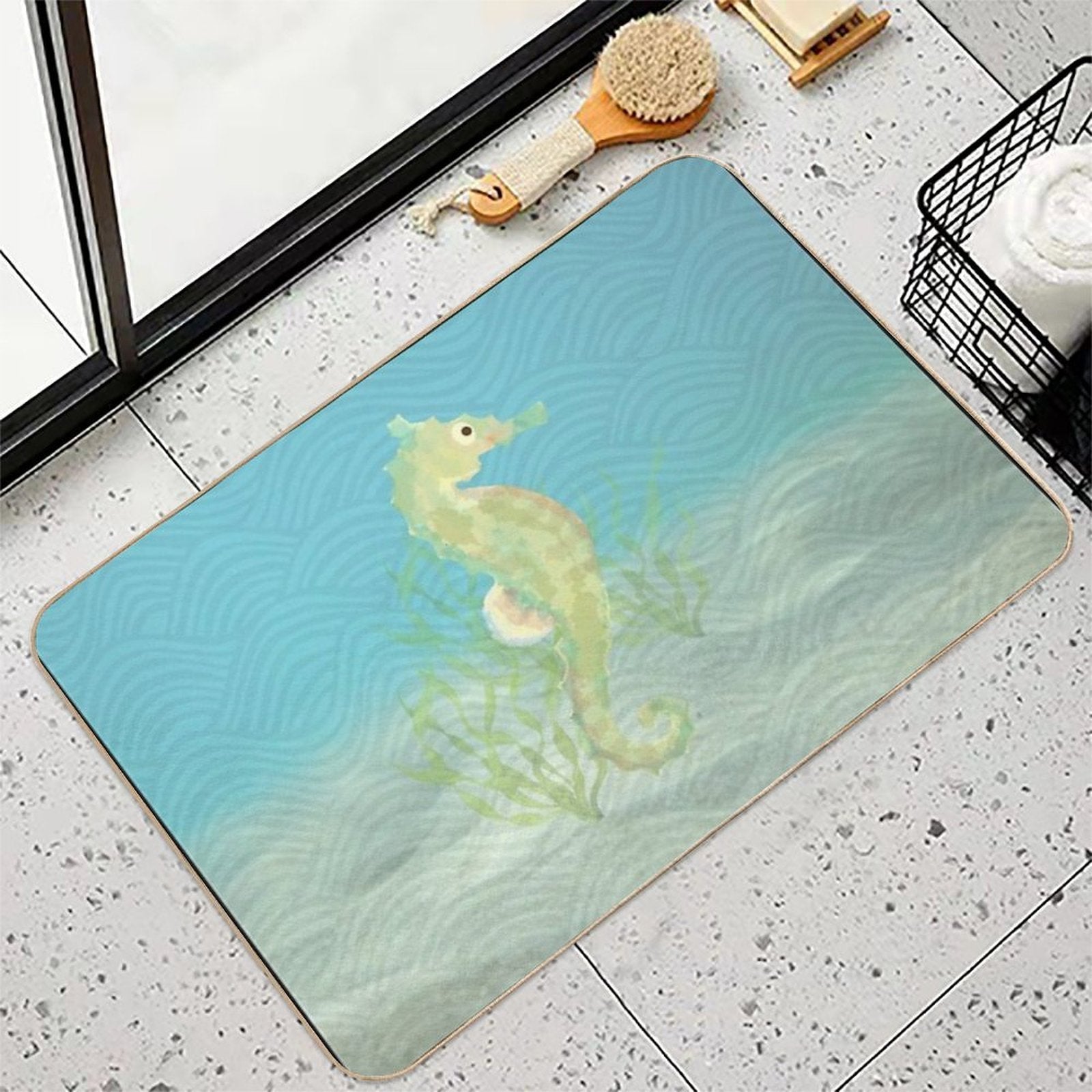 Seahorse  Long-Lasting Bath Mat