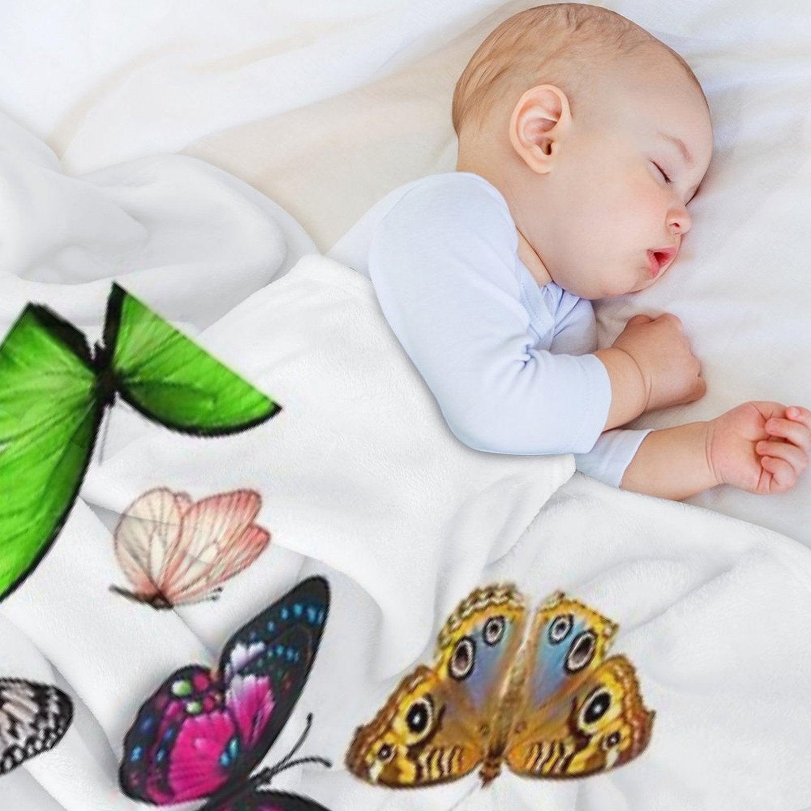 Mix Butterflies Versatility Throw Blanket