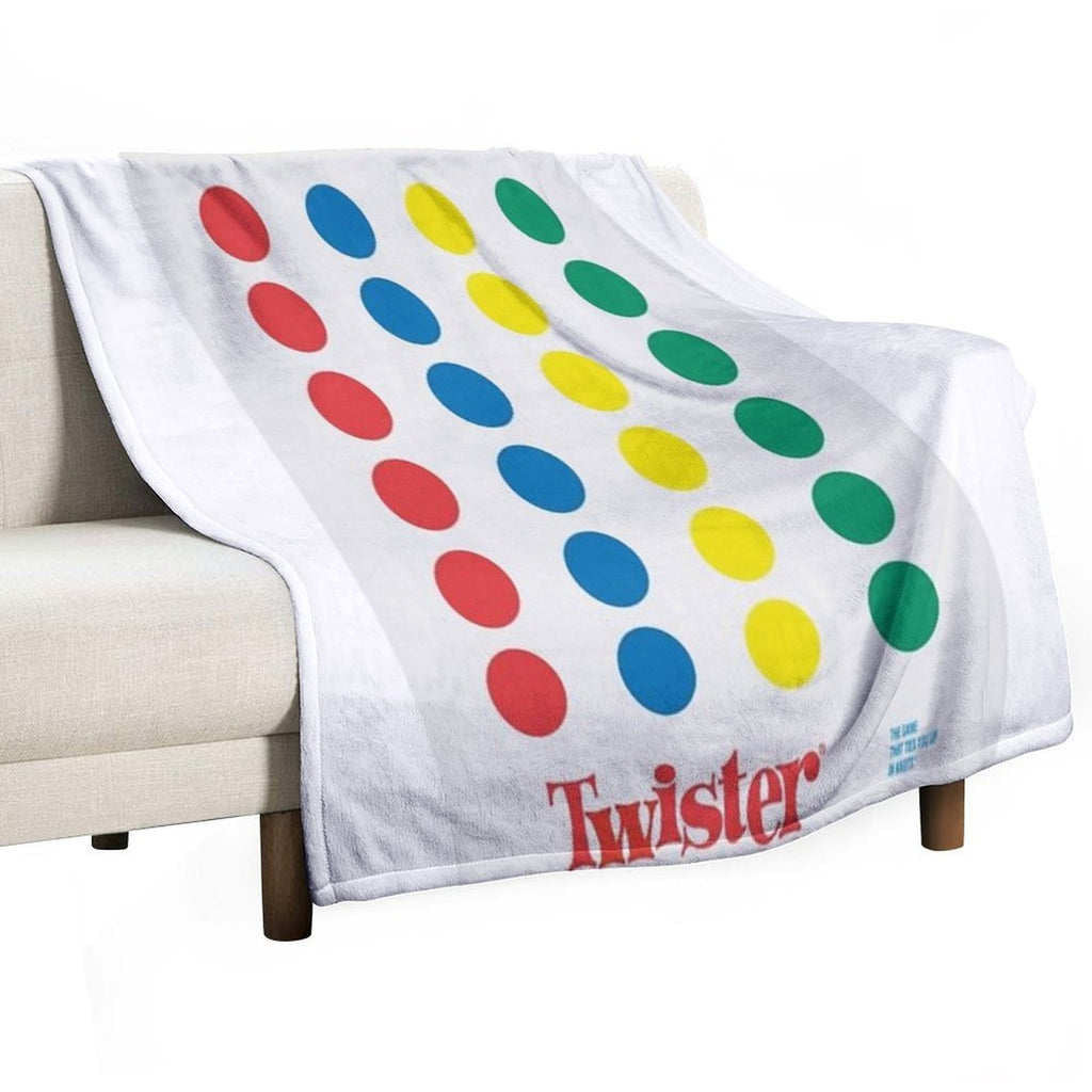 The Twister Game Blanket Eco-conscious Throw Blanket