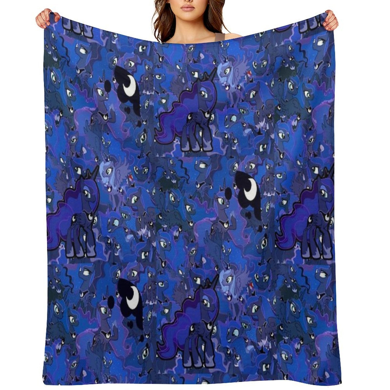 Princess Luna Velvety-soft Throw Blanket