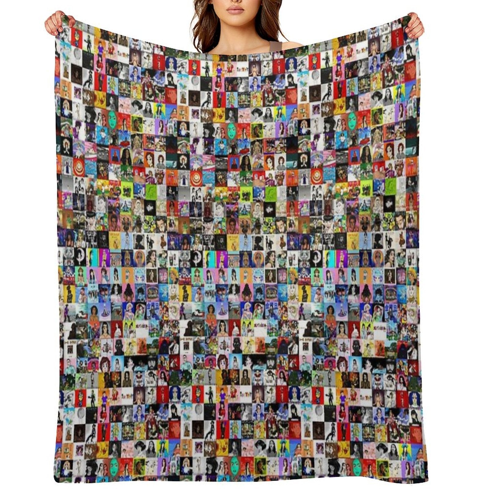 Ultimate Album Collage Velvety-soft Throw Blanket